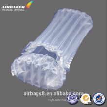 air cushion bag shipping and security packaging for wine bottle